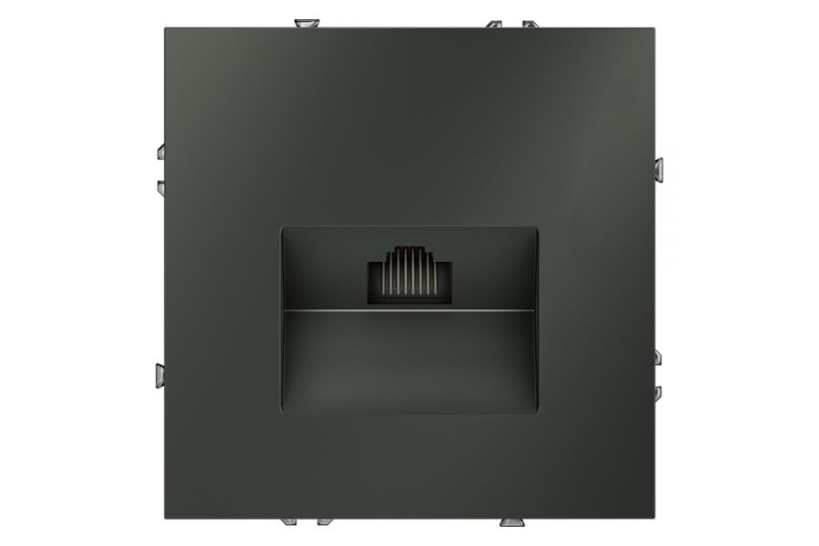Розетка компьютерная Voltum S70 VLS060106 (титан)
