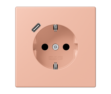 Купить Розетка 2K+З USB Typ C Jung LC1520-18C231 Розетка 2K+З USB Typ C Jung LC1520-18C231