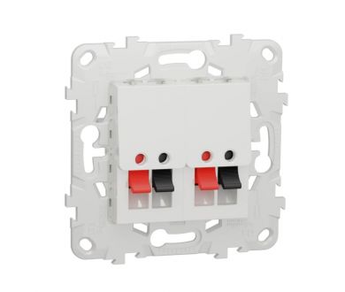 Аудиорозетка двойная Schneider Electric Unica New NU548918