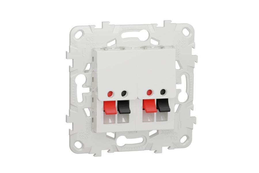 Аудиорозетка двойная Schneider Electric Unica New NU548918