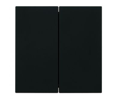 Переключатель 2-клавишный (механизм) Stekker Мия 250В 10А RSW10-3107-05 черный бархат 50448