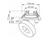 Встраиваемый светильник Arlight LGD-MONA-BUILT-R100-12W Day4000 025449