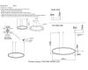 Подвесная люстра Crystal Lux FORTUNA SP88W LED GOLD
