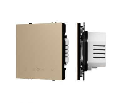 Терморегулятор эл тёплый пол золотой песок Arlight SWT-MTE-PL-GD (95-240V, 16A, датч пола + возд) 061901(1)