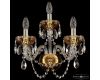 Бра Bohemia Ivele Crystal 5402B/2+1/165 G Amber/M-1G