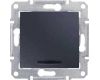 Выключатель одноклавишный с красной подсветкой Schneider Electric Sedna 10A 250V SDN0400370