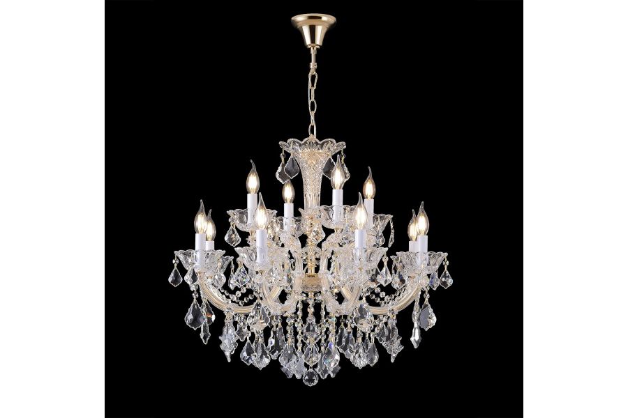 Подвесная люстра Crystal Lux CRISTELLE SP8+4 GOLD