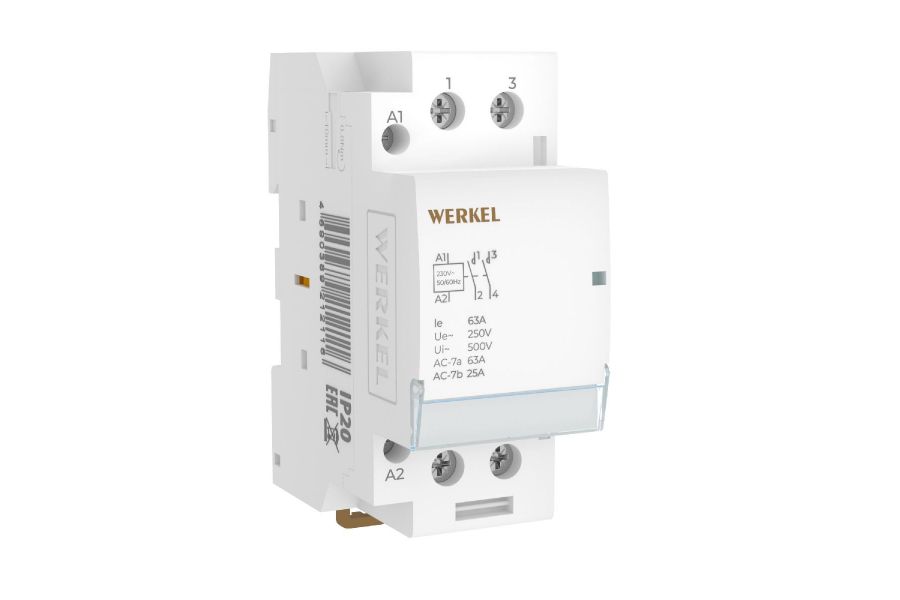 Контактор модульный Werkel W942M63O 4690389212116 a069476