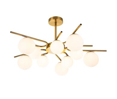Люстра на штанге Escada Sphere 642/10P Brass