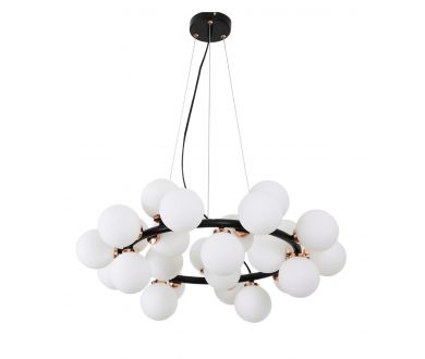 Подвесная люстра Lumina Deco Marsiada LDP 6033-25 BK+MD