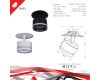Встраиваемый спот Reluce 53024-9.0-001CT GX53 BK