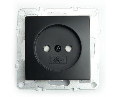 Розетка 1-местная б/з с защитной шторкой Stekker Эрна PST10-9109-03 49153