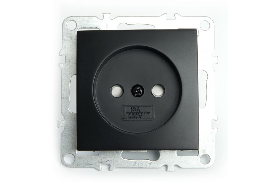 Розетка 1-местная б/з с защитной шторкой Stekker Эрна PST10-9109-03 49153