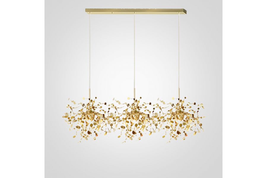 Подвесная люстра ImperiumLoft Tezani argent suspension linear 177957-22