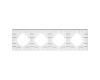 Рамка на 4 поста пластиковая Arlight FRM-PERIO-PL-4-WH 049758