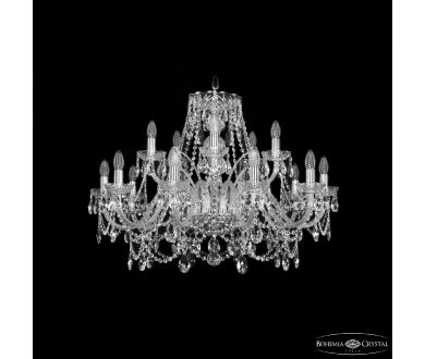 Подвесная люстра Bohemia Ivele Crystal 1411/10+5/300 Ni