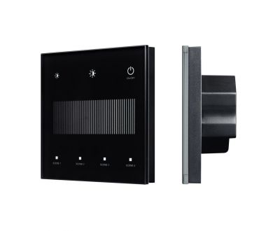 Купить Сенсорная панель Arlight SMART-DALI-301-11-1G-4SC-DIM-IN Black (BUS/24V, Touch, 2.4G) 046547 Сенсорная панель Arlight SMART-DALI-301-11-1G-4SC-DIM-IN Black (BUS/24V, Touch, 2.4G) 046547