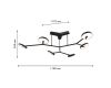 Потолочная люстра Favourite Paritet 4401-6C