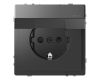 Розетка Schneider Electric Merten D-Life 16A с/з и крышкой MTN2314-6034