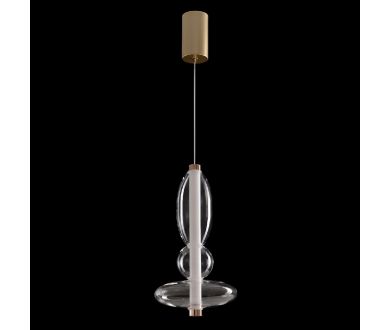 Подвесной светильник Crystal Lux QUASAR SP10W LED TRANSPARENT