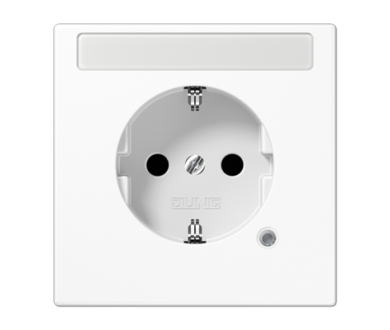 Розетка Schuko с индикатором режима работы Jung LS1520NAKOWW