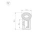 Силиконовый профиль Arlight WPH-FLEX-0817-SIDE-S8-10m WHITE 040827