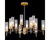 Люстра на штанге Illumico IL5177-6+6PLS-29 BRASS TUBO