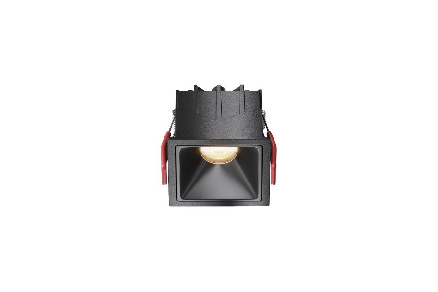 Встраиваемый светильник Maytoni Alfa LED DL043-01-10W3K-SQ-B-1