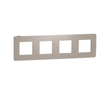 Рамка 4-постовая Schneider Electric Unica New NU280828