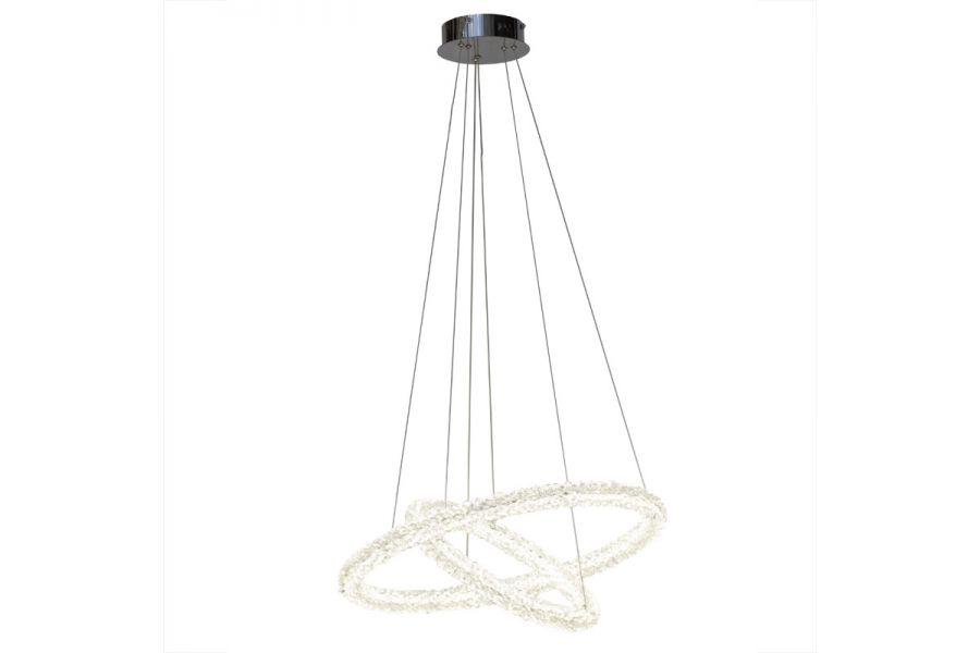 Подвесная люстра AM Group OVALE CH D600+400