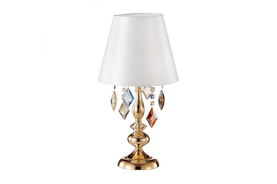 Настольная лампа Crystal Lux Mercedes LG1 Gold/Color