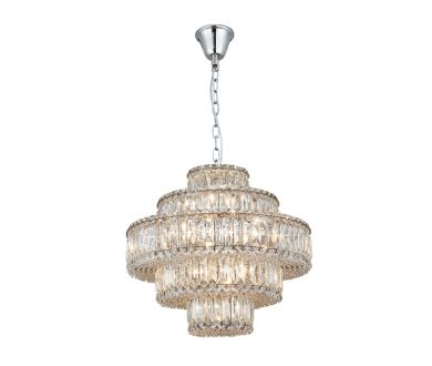 Подвесная люстра Newport 8459+6/C chrome М0066728