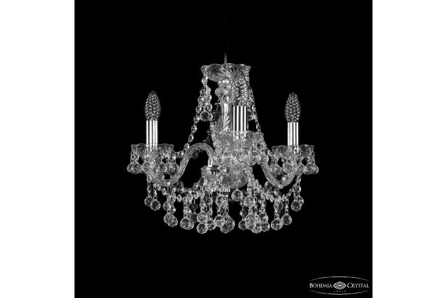 Подвесная люстра Bohemia Ivele Crystal 1409/3/141 Ni