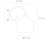 Бра Arte Lamp A9317AP-1AB