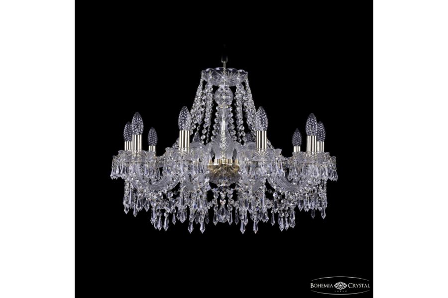Подвесная люстра Bohemia Ivele Crystal 1403/10/240 G
