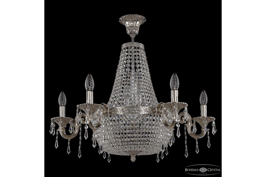 Потолочная люстра Bohemia Ivele Crystal 2205H203/6/70IV Ni Drops