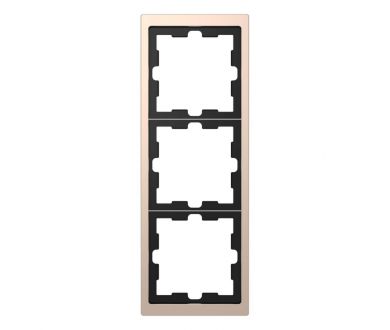 Рамка 3-постовая Schneider Electric Merten D-Life MTN4030-6551