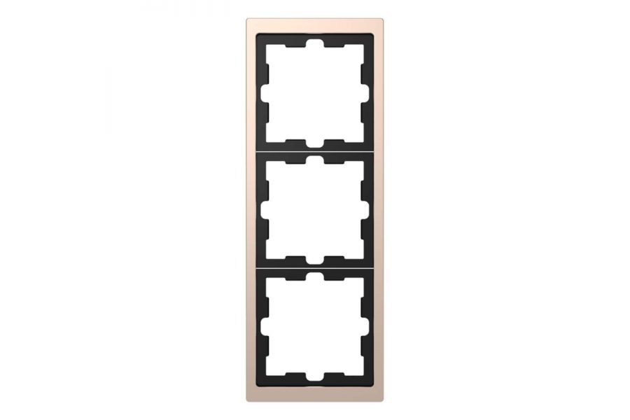 Рамка 3-постовая Schneider Electric Merten D-Life MTN4030-6551