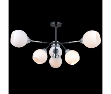 Люстра на штанге Illumico IL0715-6CSQ-24 BK CR LIBRA