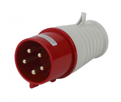Вилка ЭРА V-32-3P-PE-N-IP44 переносная 025 3Р+РЕ+N 32А 380В IP44 Б0032854