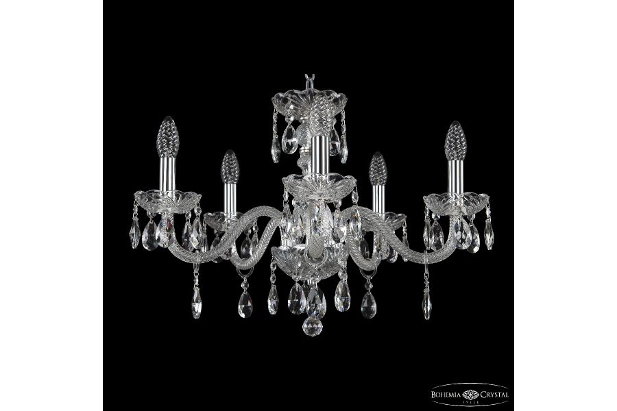 Подвесная люстра Bohemia Ivele Crystal 117/5/195 Ni