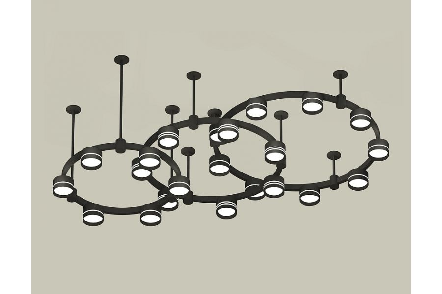 Комплект подвесного светильника Ambrella Light Techno Ring XR92222200 (A9222, A9227, C9233, C9242, C9238, C9232, N8462, N8478)