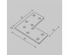 Соединитель угловой для накладного шинопровода Maytoni Technical Magnetic track system Exility Accessories for tracks Exility TRA034CL-21