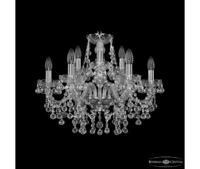 Купить Подвесная люстра Bohemia Ivele Crystal 1409/6+3/195 Ni Подвесная люстра Bohemia Ivele Crystal 1409/6+3/195 Ni