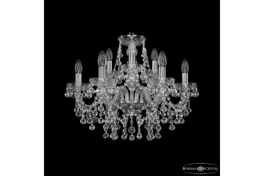 Подвесная люстра Bohemia Ivele Crystal 1409/6+3/195 Ni