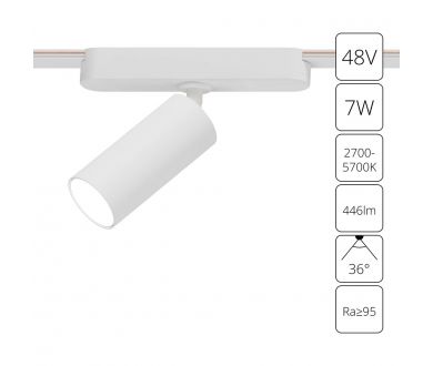 Трековый магнитный светильник Arte Lamp Rapid A2956PL-1WH