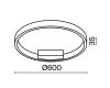 Потолочная люстра Maytoni Rim MOD058CL-L35BK