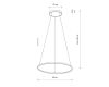 Подвесной светильник Nowodvorski Circolo Led M Black 10812