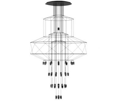 Каскадная люстра ImperiumLoft Vibia Wireflow 75394-22