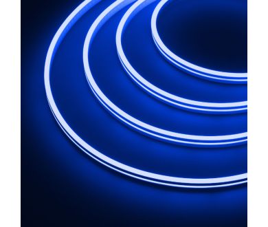 Светодиодная лента герметичная Arlight MOONLIGHT-SIDE-A168-4x10mm 24V Blue 7.2 W/m, IP65, 2835, 5m, wire x1 038314